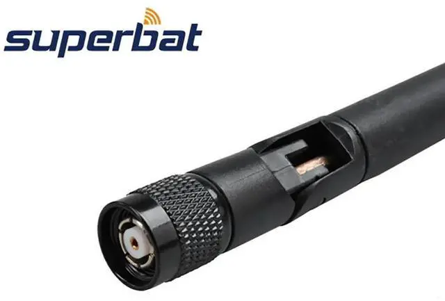 Alt view image 2 of 3 - JAENFONG 9dbi 2.4GHz Omnidirectional WiFi Folding Antenna RP-TNC Male Connector for WRT54G WAP54G 802.11b 802.11g Rubber Aerial