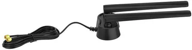 Alt view image 2 of 6 - Tri-Band WiFi 6E Antenna 6GHz 5GHz 2.4GHz 6.0dBi Gaming Omnidirectional for PC Desktop Computer PCIe WiFi 6E Card