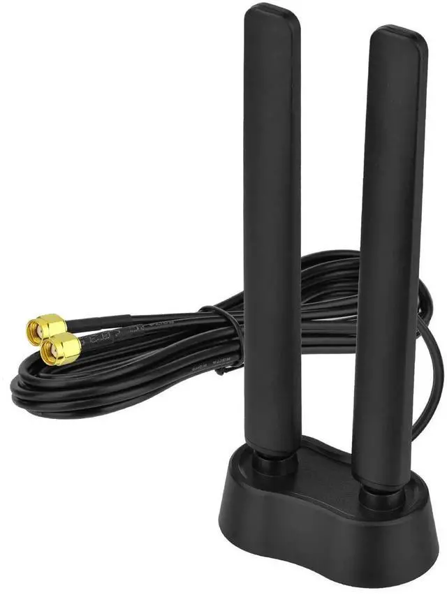 Alt view image 5 of 6 - Tri-Band WiFi 6E Antenna 6GHz 5GHz 2.4GHz 6.0dBi Gaming Omnidirectional for PC Desktop Computer PCIe WiFi 6E Card