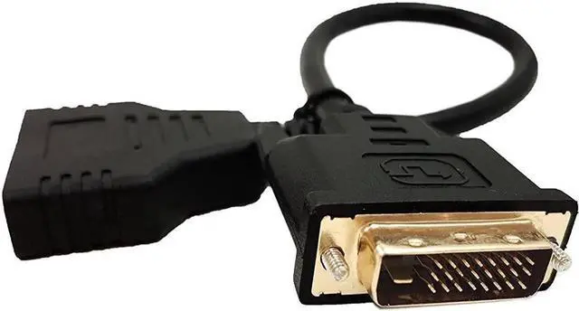 Alt view image 5 of 5 - JAENFONG DVI to HDMI CableSinLoon Gold-Plated DVI Male 24 1 Pin to Dual Hdmi Female 1080p Hdmi Video Converter Adapter Splitter Cable