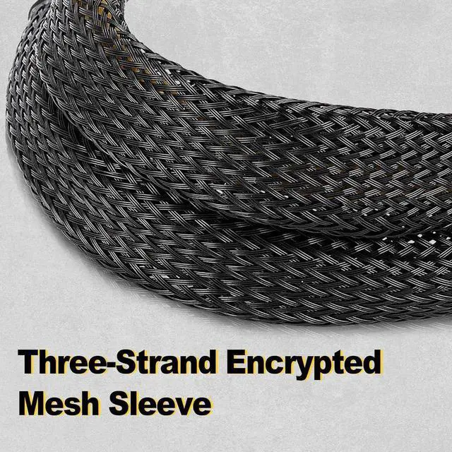 Alt view image 7 of 7 - 2-Pack PCIe 8 Pin to Dual 8 Pin (6+2) Power Adapter Cable, 9 Inches, with Heat-Shrink Tubing, PSU Cables for GPU, Female to Male PCIe 8 Pin Cable