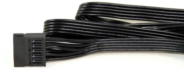 Alt view image 4 of 6 - ForCooler Master MWE GOLD V2 Power, 5Pin to 3x SATA HDD SSD Power Cable for 550W 650W 750W 850W 1050W 1250W MPE Modular Powers