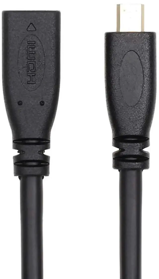 Alt view image 5 of 6 - JAENFONG  30cm HDMI 1.4 Type D Micro HDMI Male to Micro HDMI Female HDMI Extension Cable
