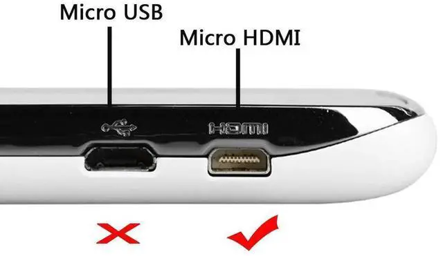 Alt view image 4 of 6 - JAENFONG  30cm HDMI 1.4 Type D Micro HDMI Male to Micro HDMI Female HDMI Extension Cable