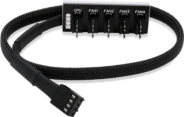 Alt view image 6 of 7 - JAENFONG 4-Pin PWM PC Fan Hub Power Supply Cable 1 to 5 Way Splitter PC Motherboard Case Fan Power Extension Cable Cord for ATX Computer Case 4-Pin and 3-Pin Cooling Fans