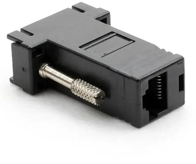 Alt view image 3 of 6 - VGA to RJ45 Converter Female Male LAN CAT 5E CAT6 Network Cable Adapter Ethernet Extender PC Analog VGA Connect Plug Switch