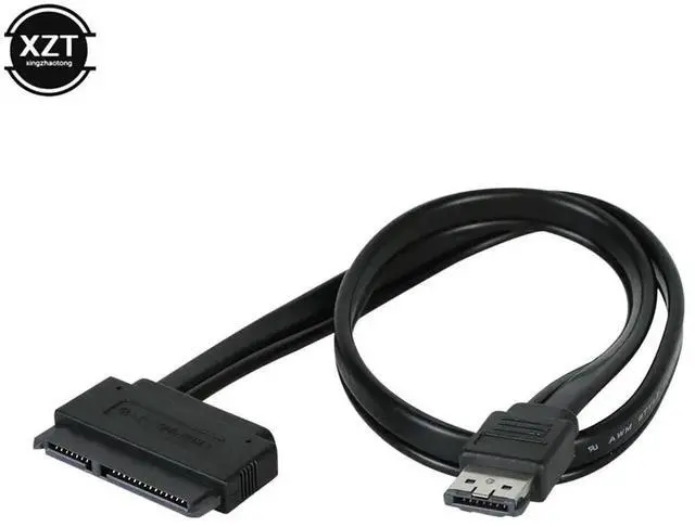Alt view image 4 of 6 - 5V 50cm ESATA to SATA7+15 Pin Hard Disk Data Cable ESATA USB to Sata 22Pin Connection Adpter Cable
