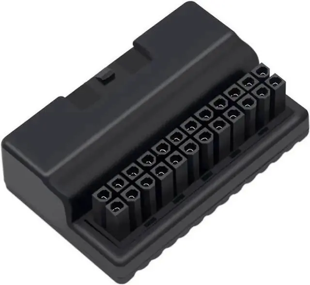 Main image of JAENFONG ATX 24Pin Male to Female 90 Degree Power Adapter ATX 24 Pin L Turn Right Angled Power Adapter Board for Desktop Motherboard PC Power Supply