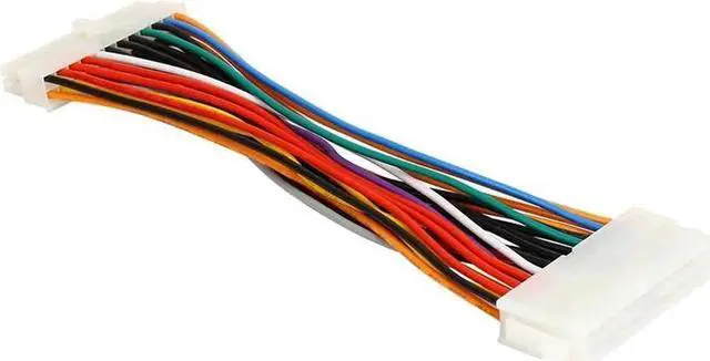 Main image of JAENFONG 24 Pin Motherboard Power Extension Cable, Internal PC PSU ATX EPS 24Pin Male to 24-Pin Female Extension Power Cord - 8 Inches