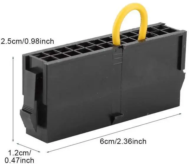 Alt view image 7 of 7 - JAENFONG 24-Pin ATX Power Supply Jumper Bridge Tool,24Pin ATX Power Supply Starter Power Module 20+4 Pin PSU Reboot Connecter for Miner Machine