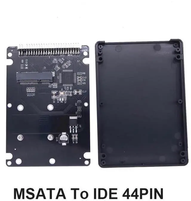 Alt view image 4 of 6 - M.2 NGFF MSATA To 2.5inch IDE 44PIN High Speed Hard Disk Case MINI PCI-E SSD Solid State External Adapter for PC Computer