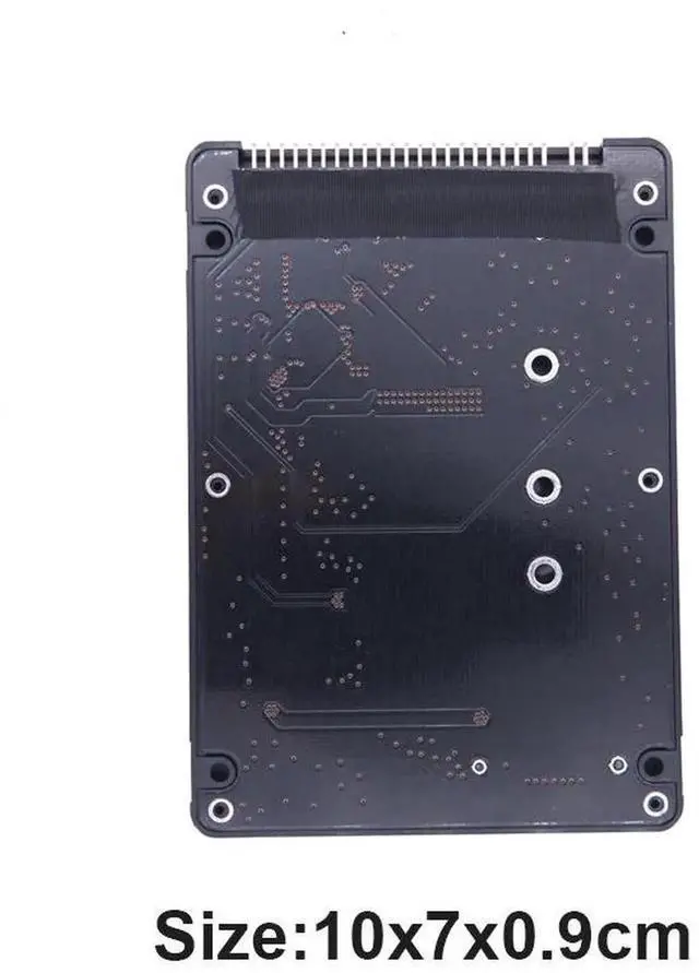 Alt view image 2 of 6 - M.2 NGFF MSATA To 2.5inch IDE 44PIN High Speed Hard Disk Case MINI PCI-E SSD Solid State External Adapter for PC Computer