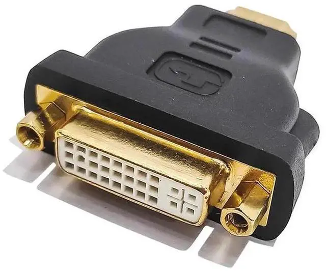 Alt view image 4 of 6 - with HDMI to DVI Cable Adapter Female to Male Plug 1080P HDTV Projector Monitor DVI 24+5 Converter Laptop TV Box Video Connector