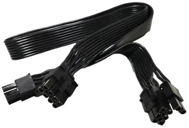 Alt view image 5 of 5 - PCIe Dual 8Pin 6+2Pin GPU Power Cable for Seasonic FOCUS PLUS GOLD, Platinum, PX, GX, SGX 1000W, 850W, 750W, 650W Modular Power