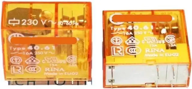 Main image of 40.61.8.230.0000 Model 40.61 230VAC 8-pin 16A 1-on-1-off electromagnetic Power Relay