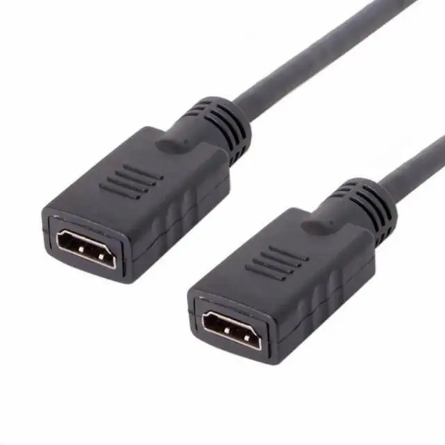 Alt view image 3 of 7 - JAENFONG DMS-59Pin Male to Dual HDMI 1.4 HDTV Female Splitter Extension Cable for PC Graphics Card
