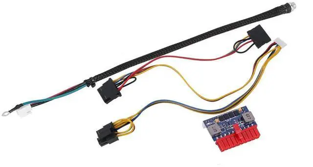 Alt view image 3 of 6 - JAENFONG 12V ATX Power Supply,90W DC-ATX Power Supply DC Input 20 Pin Power Module for Mini & HTPC Computer POS Machine