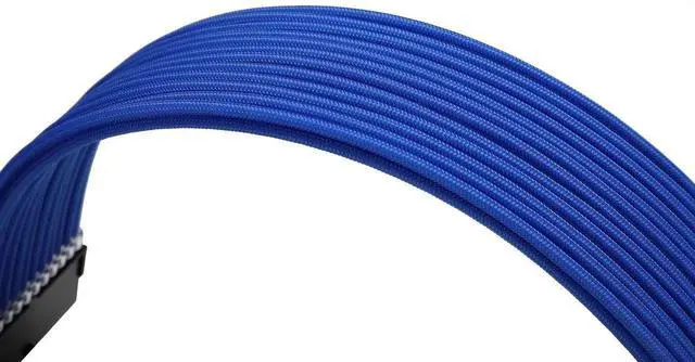 Alt view image 5 of 6 - JAENFONG Sleeve Extension Power Supply Cable Kit 18AWG ATX 24P+ EPS 8-P+PCI-E8-P with Combs for PSU to Motherboard/GPU (Blue)