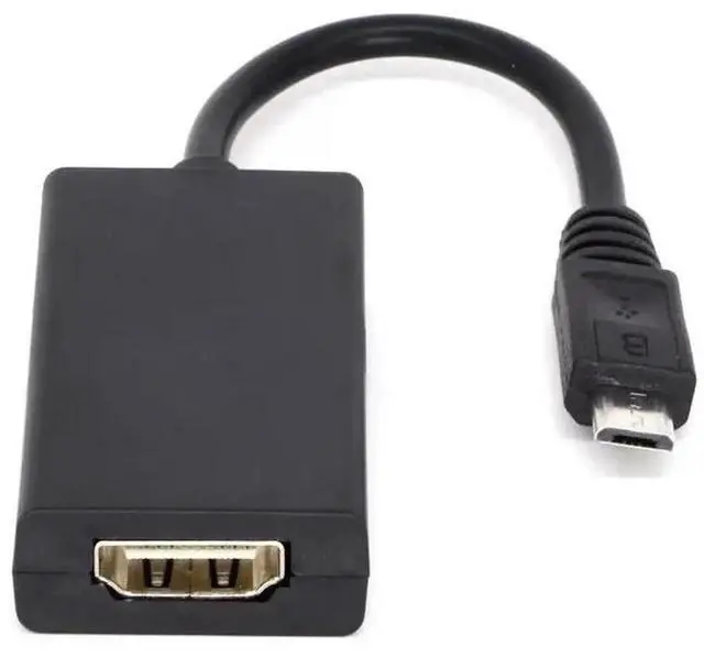 Alt view image 5 of 6 - Micro USB 5Pin to With HDMI Converter for MHL Dongle Android Smart Phone to HDTV Projector Monitor1080P Video Extend Adapter