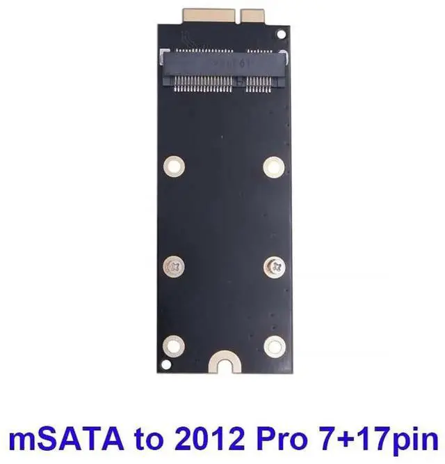 Alt view image 2 of 6 - M.2 NGFF mSATA To 7+17Pin Adapter Card For 2012 M-acbook Pro A1425 A1398 MC975 MC976 MD212 MD213 ME662 ME664 ME665