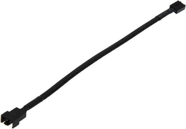 Alt view image 4 of 4 - JAENFONG 5 Pack Braided Sleeving 25CM Molex TX4 4pin Connectors CPU PWM Fan Power Extension Cable,4 pin Molex Plug Backword 2 pin 3pin Case fan