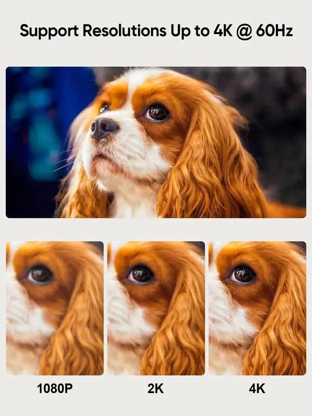 Alt view image 3 of 7 - JAENFONG  Mini HDMI to HDMI Cable, High Speed 4K 60Hz HDMI Adapter Male to Male, Compatible with Camera, Camcorder, Laptops, Graphics Card, HDTV, Tablet, EOS RP/EOS 7D Mark II/XA40, 3FT