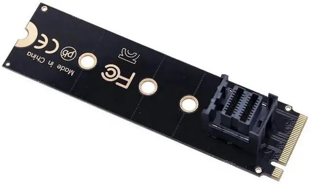 Alt view image 2 of 5 - NVME M.2 KEY M to Mini SAS SFF-8643 Converter U.2 SSD Extend Adapter Computer Laptop Motherboard SolidState Drive Expansion Card