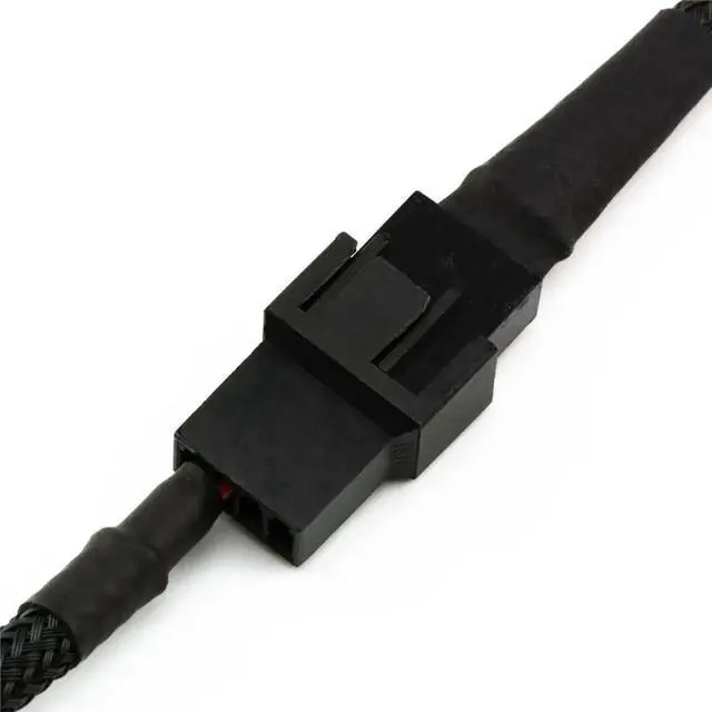 Alt view image 2 of 6 - JAENFONG 5Pcs 15 Pin SATA to 4X 3 or 4 Pin Fan Connector 12V Power Cable Adapter