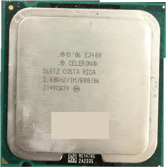 Main image of CPU ce Processor E3400 Dual-Core CPU LGA 775 100% Working Properly Desktop Processor Welcome to Order
