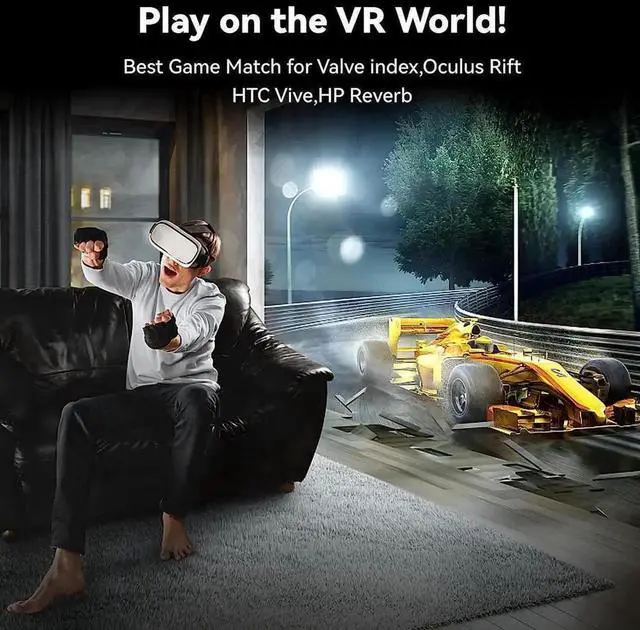 Alt view image 5 of 7 - 8K Fiber Optic Displayport 1.4 Cable 16.4Feet, Supports 8K@60Hz, 4K@144Hz High Speed 32.4Gbps Support 3D Visual Effects, VR Headset,HDCP2.2, HDR-Black 16.4 ft.