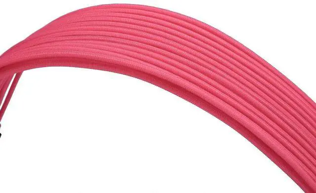 Alt view image 6 of 6 - JAENFONG Sleeve Extension Power Supply Cable Kit 18AWG ATX 24P+ EPS 8-P+PCI-E8-P with Combs for PSU to Motherboard/GPU (Pink)