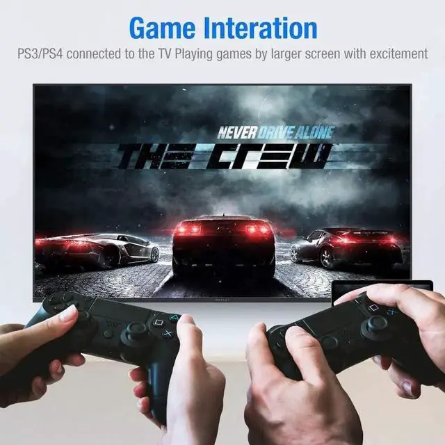 Alt view image 7 of 7 - JAENFONG  4K HDMI Cable 15FT,Highwings 2.0 High Speed 18Gbps HDMI Braided Cord-Supports (4K 60Hz HDR,Video 4K 2160p 1080p 3D HDCP 2.2 ARC-Compatible with Ethernet PS4/3 4K Projector Game Monitor ect-G