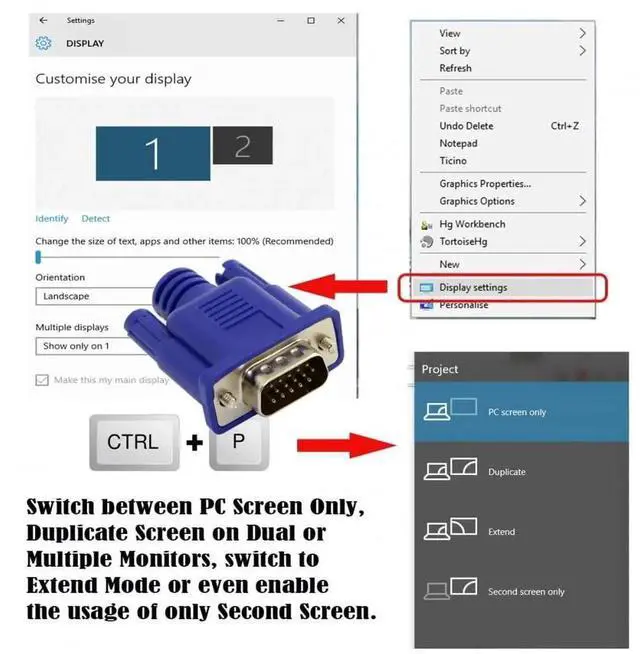 Alt view image 4 of 7 - JAENFONG Adapter Virtual Display Adapter VGA RGB DDC EDID Dummy Plug Headless Ghost Display Emulator HDTV 1080P@60Hz