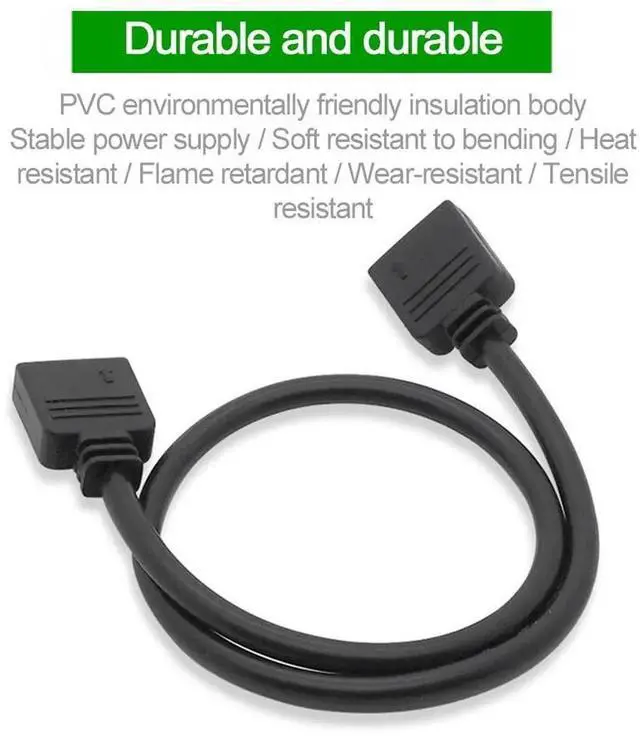 Alt view image 7 of 7 - JAENFONG 3 Pin LED Strip Connector, Addressable ARGB Splitter Extension Cable for RGB 5050 3528 LED Light Strips, 5V 3 Pin ARGB LED Cable for PC, Computer Fans, ARGB LED Splitte Series, etc