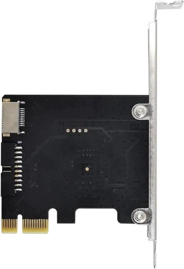 Alt view image 4 of 5 - JAENFONG PCIe to USB 3.2 5Gbps Type-E A Key & USB 3.0 20Pin Motherboard Header Expansion Card for Front Panel ,PCIe Express to USB Internal Connector 20 Pin Adapter