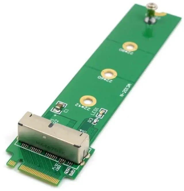 Main image of JAENFONG 12+16Pin MAC SSD to Motherboard M.2 NVME NGFF M-Key Convert Adapter Card for 2013 2014 2015 A1493 A1502 A1465 A1466 MAC Pro Air SSD