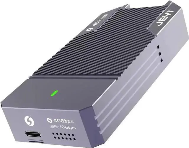 Alt view image 4 of 6 - JAENFONG  USB 4.0 SSD Enclosure 40Gbps M.2 NVMe 2280 to USB-c Solid State Drive Case Compatible with Thunderbolt4/3 USB 3.2/3.1/3 (TB-2464 PRO)
