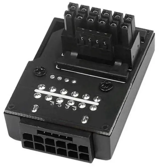 Main image of JAENFONG ATX3.0 PCI-E 5.0 12VHPWR 16Pin Power Modular 90 Degree Down Angled Connector Adapter for 3080 3090TI PSU Graphics Card