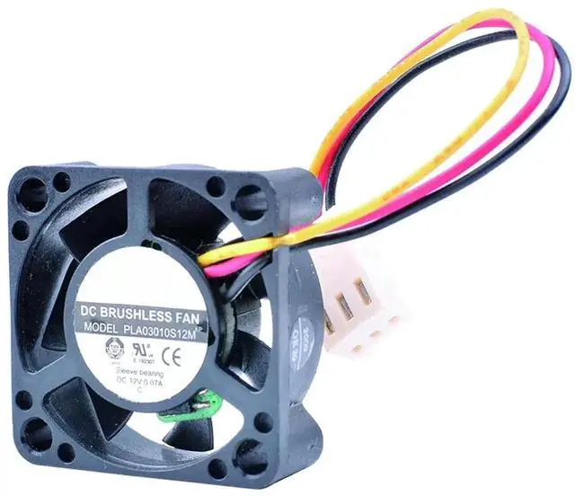 Alt view image 4 of 5 - JAENFONG PLA03010S12M 3cm 30mm Fan 3010 12V 0.07A Router Network Box Micro Cooling Fan