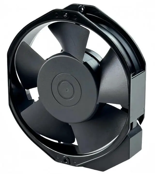 Alt view image 4 of 7 - JAENFONG  for XINRUILIAN RAH1738B2-C Cooling Fan 100-125VAC 0.25/0.26A 50/60Hz 172x150x38mm 172mm Cabinet Cooling Fan 2-pin