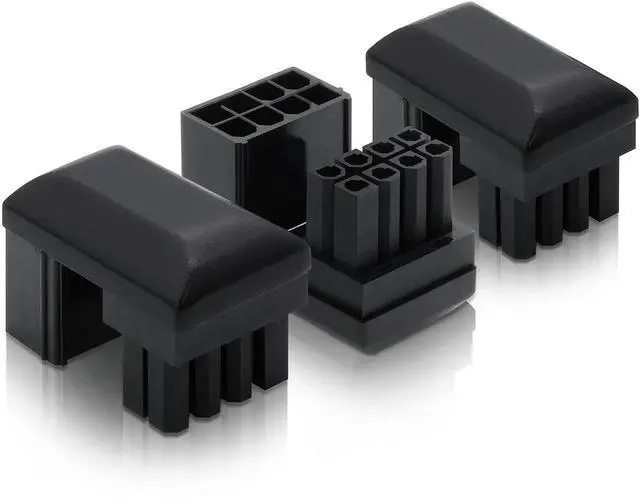 Main image of JAENFONG GPU VGA PCIe 8 Pin U Turn 180 Degree Angle Connector Power Adapter Board for Desktop Graphics Card-Reverse Type 3-Pack