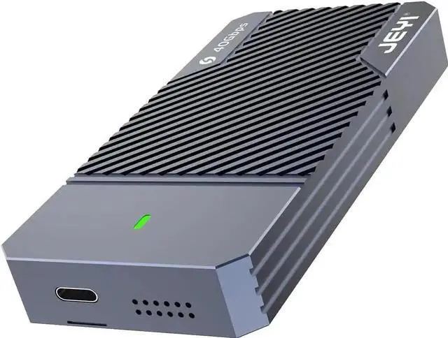 Alt view image 3 of 5 - JAENFONG  USB 4.0 SSD Enclosure 40Gbps M.2 NVMe 2280 to USB-c Solid State Drive Case Compatible with Thunderbolt4/3 USB 3.2/3.1/3 (TB-2464)