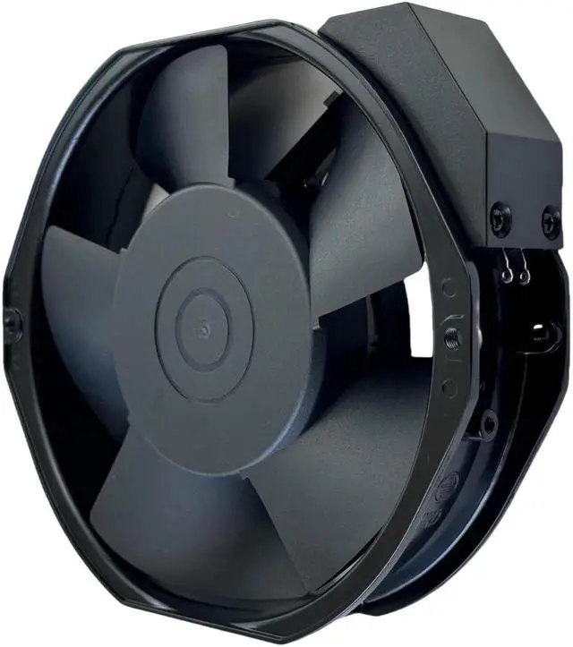 Alt view image 6 of 7 - JAENFONG  for ebm-papst W2E142-BB01-01 7056ES Cooling Fan,230V 50/60Hz 27/28W 172×150×38mm Metal high Temperature Resistant Fan,172cm Axial Flow Cooling Fan