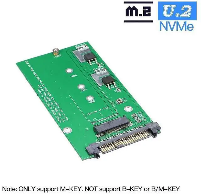 Alt view image 4 of 7 - JAENFONG  SFF-8639 NVME U.2 to NGFF M.2 M-Key PCIe SSD Adapter for Mainboard Replace Intel SSD 750 p3600 p3700