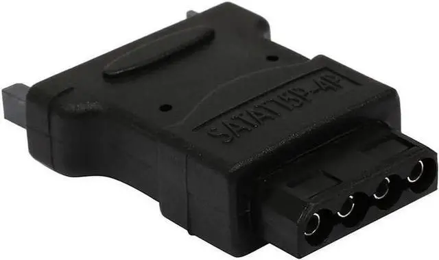 Alt view image 2 of 2 - JAENFONG SATA to Molex Adapter,15Pin SATA Male to 4Pin IDE Molex LP4 Female Power Adapter Converter Jack for PC ATX EPS PSU to IDE Hard Drive Connector