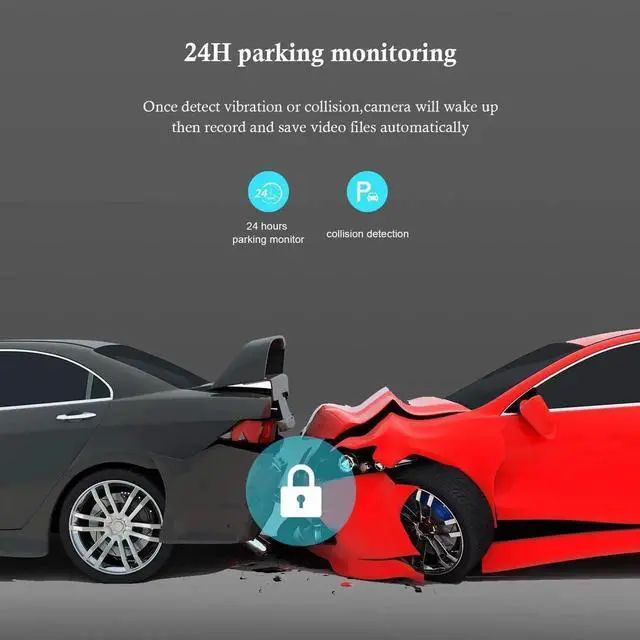 Alt view image 4 of 7 - JAENFONG Upgraded Dual Dash Cam, FHD 1080P Front and Interior Dual Dash Cameras IR Night Vision Dashcam for Car/ Taxi Loop-Recording, G-Sensor& Parking Mode