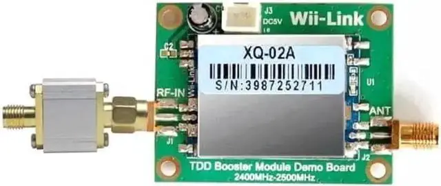 Main image of JAENFONG 2-4G Power Amplifier 2W Routing Signal Amplifier for Signal Enhancement TDD Booster Module Board with 6DB Antenna (with 2450MHz Filter)