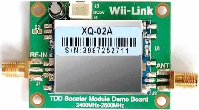 Alt view image 4 of 4 - JAENFONG 2-4G Power Amplifier 2W Routing Signal Amplifier for Signal Enhancement TDD Booster Module Board with 6DB Antenna (with 2450MHz Filter)