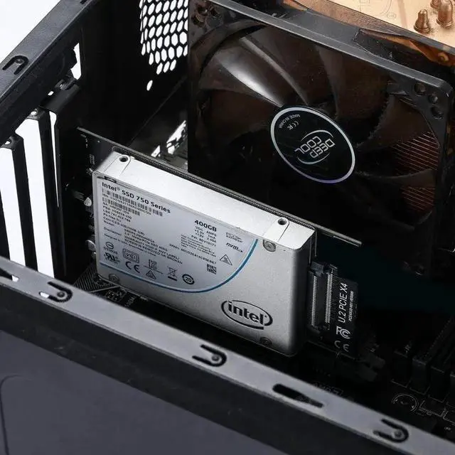 Alt view image 4 of 7 - JAENFONG U.2 Kit SFF-8639 SSD to PCI-E 3.0 X4 Adapter for Intel Motherboard & 750 NVMe PCIe SSD