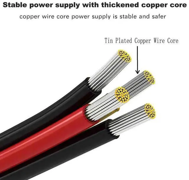 Alt view image 3 of 6 - JAENFONG 6 Pin SATA Power Cable 3 Pack SATA 15-Pin to 6-Pin PCI Express Card Power Cable Adapter 8 Inch